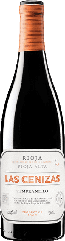 26,95 € Free Shipping | Red wine Hernáiz Las Cenizas Crianza D.O.Ca. Rioja The Rioja Spain Tempranillo, Mazuelo Bottle 75 cl