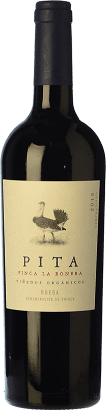 Free Shipping | Red wine Dominio de Verderrubí Pita Finca La Bonera Aged D.O. Rueda Castilla y León Spain Tempranillo Organic 75 cl