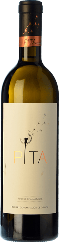 Free Shipping | White wine Dominio de Verderrubí Pita Aged D.O. Rueda Castilla y León Spain Verdejo Organic 75 cl