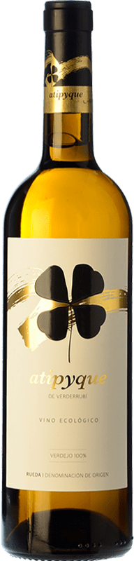 Envio grátis | Vinho branco Dominio de Verderrubí Atipyque Crianza D.O. Rueda Castela e Leão Espanha Verdejo 75 cl