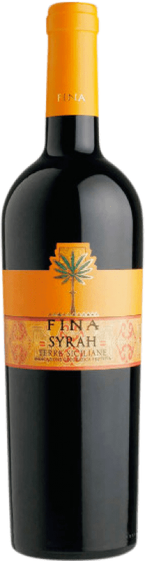 Free Shipping | Red wine Cantine Fina I.G.T. Terre Siciliane Sicily Italy Syrah 75 cl