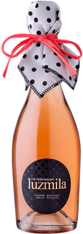 19,95 € Envío gratis | Espumoso rosado Vinos La Zorra Luzmila Rosado Ancestral Brut Nature D.O.P. Vino de Calidad Sierra de Salamanca