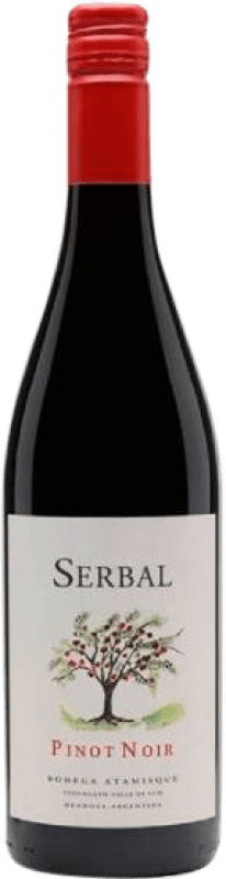 Бесплатная доставка | Красное вино Tierras Atamisque Serbal I.G. Valle de Uco Мендоса Аргентина Pinot Black 75 cl