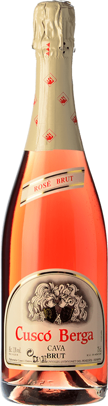 送料無料 | ロゼスパークリングワイン Cuscó Berga Rosé Brut D.O. Cava スペイン Trepat 75 cl