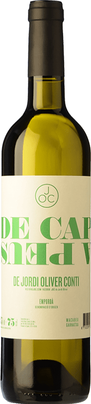 8,95 € Spedizione Gratuita | Vino bianco JOC De Cap a Peus Crianza D.O. Empordà