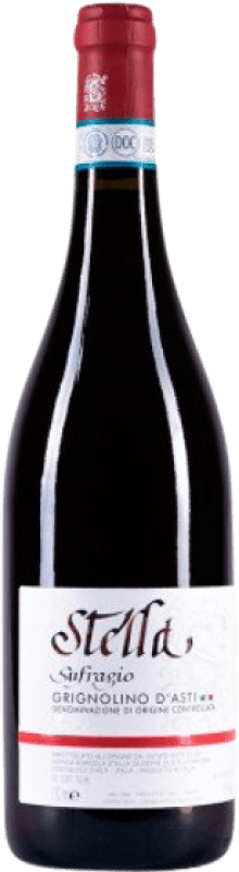 Free Shipping | Red wine Stella Giuseppe Sufragio D.O.C. Grignolino d'Asti Piemonte Italy Grignolino 75 cl