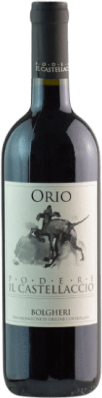 17,95 € | Красное вино Podere Il Castellaccio Orio Rosso D.O.C. Bolgheri Тоскана Италия Merlot, Syrah, Cabernet Franc 75 cl