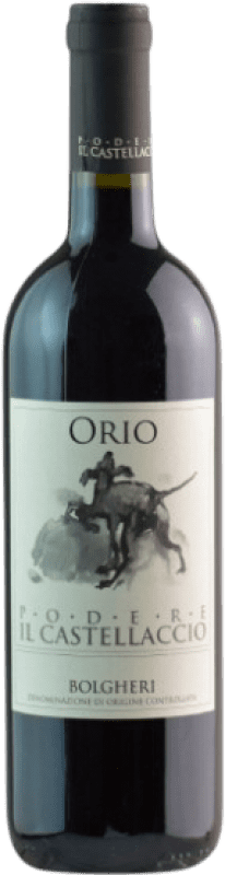17,95 € | Vino Tinto Podere Il Castellaccio Orio D.O.C. Bolgheri Toscana Italia Merlot, Syrah, Cabernet Franc 75 cl