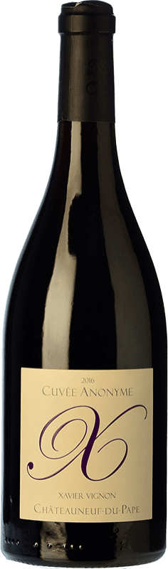 Kostenloser Versand | Rotwein Xavier Vignon Cuvée Anonyme Alterung A.O.C. Châteauneuf-du-Pape Rhône Frankreich Grenache, Mourvèdre, Counoise 75 cl