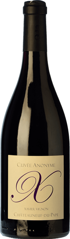 67,95 € Spedizione Gratuita | Vino Rosso Xavier Vignon Anonyme Cuvée, Non Filtrato Crianza — Invecchiato in Botte A.O.C. Châteauneuf-du-Pape