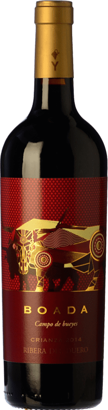 9,95 € Free Shipping | Red wine Yllera Boada Crianza D.O. Ribera del Duero Castilla y León Spain Tempranillo Bottle 75 cl