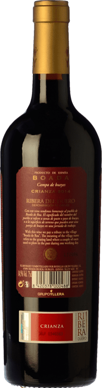 13,95 € | Red wine Yllera Boada Crianza D.O. Ribera del Duero Castilla y León Spain Tempranillo Bottle 75 cl