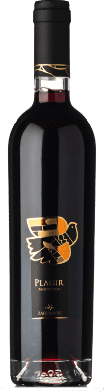 13,95 € Kostenloser Versand | Süßwein Zaccagnini Passito Rosso Plaisir I.G.T. Colline Pescaresi Medium Flasche 50 cl