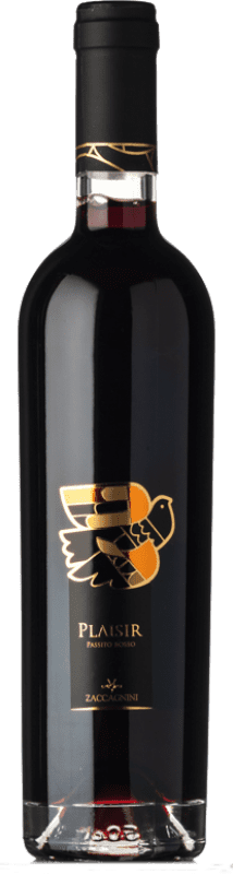 13,95 € Free Shipping | Sweet wine Zaccagnini Passito Rosso Plaisir I.G.T. Colline Pescaresi Medium Bottle 50 cl