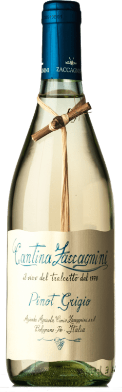11,95 € Free Shipping | White wine Zaccagnini Tralcetto I.G.T. Colline Teatine Abruzzo Italy Pinot Grey Bottle 75 cl