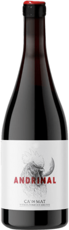 Free Shipping | Red wine Ca' Di Mat Andrinal D.O. Vinos de Madrid Madrid's community Spain Grenache Tintorera 75 cl