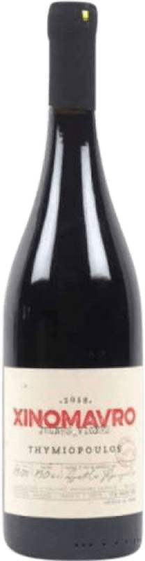 Free Shipping | Red wine Apostolos Thymiopoulos Jeunes Vignes P.D.O. Naoussa Macedonia Greece Mavro 75 cl