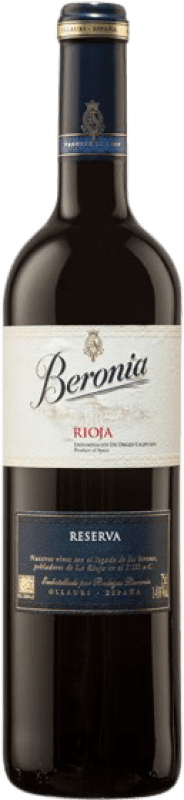 35,95 € | 红酒 Beronia 预订 D.O.Ca. Rioja 拉里奥哈 西班牙 Tempranillo, Graciano, Mazuelo 瓶子 Magnum 1,5 L