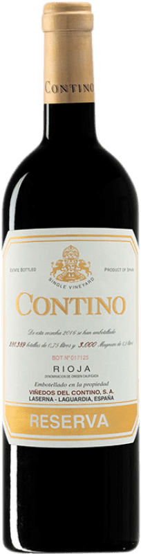 77,95 € | Red wine Viñedos del Contino Reserva D.O.Ca. Rioja The Rioja Spain Tempranillo, Graciano, Mazuelo, Grenache Tintorera Magnum Bottle 1,5 L