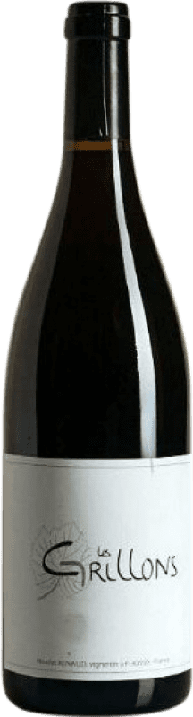 Kostenloser Versand | Rotwein Le Clos des Grillons Rouge Rhône Frankreich Grenache Tintorera, Carignan, Cinsault, Clairette Blanche Ökologisch 75 cl