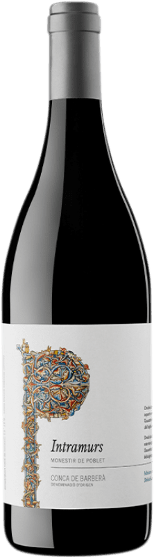 8,95 € Free Shipping | Red wine Abadia de Poblet Intramurs Negre Joven D.O. Conca de Barberà Catalonia Spain Tempranillo, Merlot, Cabernet Sauvignon Bottle 75 cl