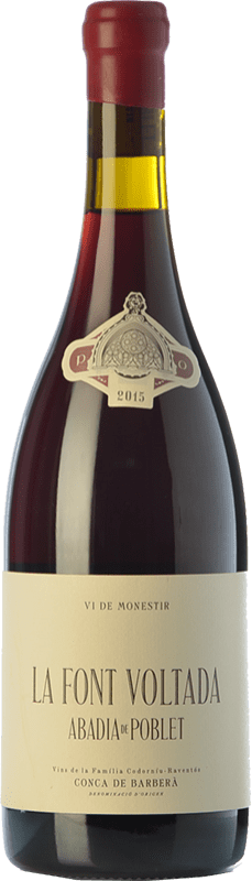 36,95 € | Red wine Abadia de Poblet La Font Voltada Crianza D.O. Conca de Barberà Catalonia Spain Trepat Bottle 75 cl
