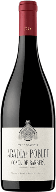 18,95 € | Red wine Abadia de Poblet Negre Crianza D.O. Conca de Barberà Catalonia Spain Tempranillo, Grenache, Trepat, Garrut Bottle 75 cl