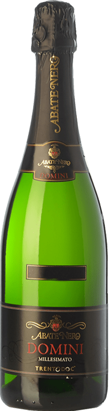 送料無料 | 白スパークリングワイン Abate Nero Domini Brut D.O.C. Trento トレンティーノ イタリア Chardonnay 75 cl