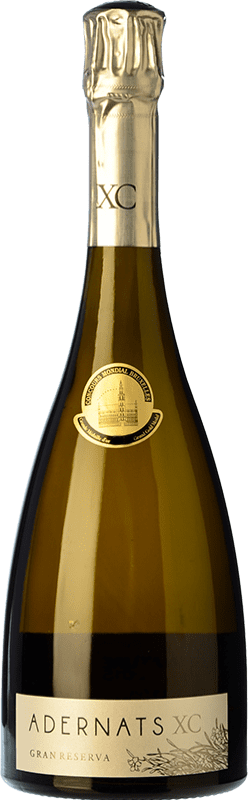 26,95 € | White Sparkling Wine Adernats XC Grand Reserve D.O. Cava Catalonia Spain Xarel·lo 75 cl
