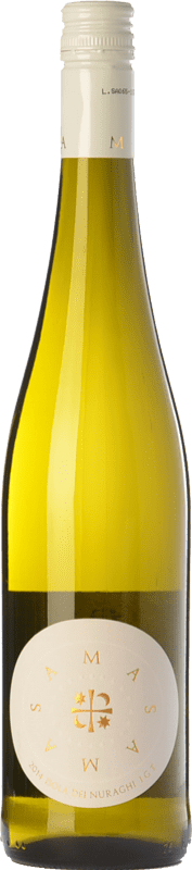 19,95 € Free Shipping | White wine Agripunica Samas I.G.T. Isola dei Nuraghi Sardegna Italy Chardonnay, Vermentino Bottle 75 cl