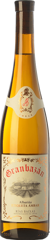 Envío gratis | Vino blanco Agro de Bazán Granbazán Etiqueta Ámbar D.O. Rías Baixas Galicia España Albariño 75 cl