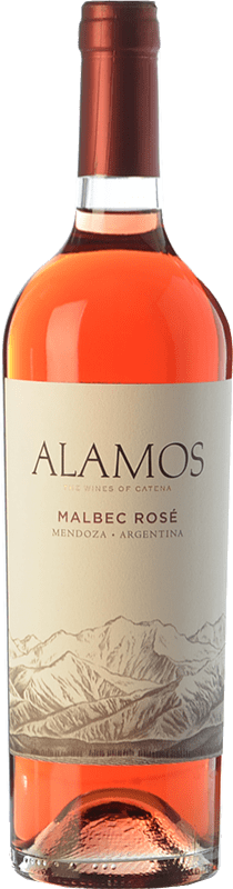 9,95 € Free Shipping | Rosé wine Alamos Rosé I.G. Mendoza Mendoza Argentina Malbec Bottle 75 cl