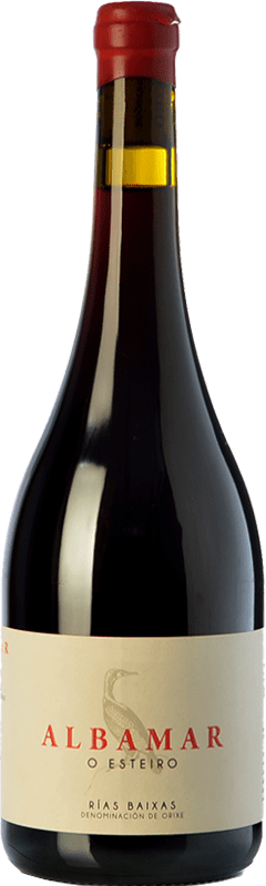 26,95 € | Red wine Albamar O Esteiro Joven D.O. Rías Baixas Galicia Spain Mencía, Caíño Black, Espadeiro Bottle 75 cl
