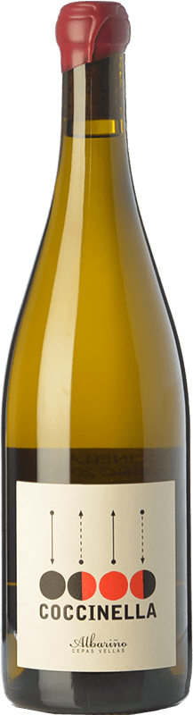 26,95 € Free Shipping | White Wine Nanclares Coccinella Crianza — Aged D.O. Rías Baixas