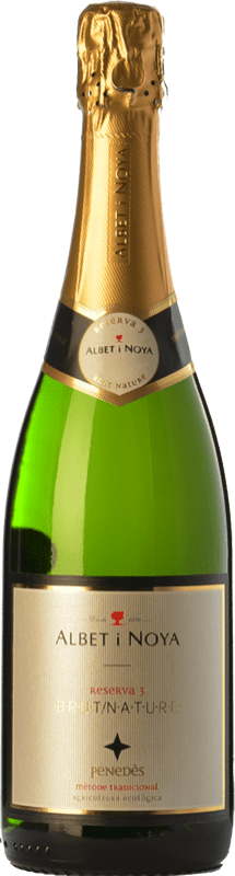 免费送货 | 白起泡酒 Albet i Noya 3 Brut Nature — 天然干型起泡酒 珍藏 D.O. Penedès 加泰罗尼亚 西班牙 Macabeo — 马卡贝奥, Xarel·lo — 哈雷洛, Chardonnay — 莎当妮, Parellada — 帕雷利亚达 Eco — 生态 有机 天然 75 cl