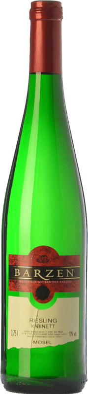 Envoi gratuit | Vin Blanc Barzen Kabinett Récolte Mûre Q.b.A. Mosel Rheinland-Pfälz Allemagne Riesling 75 cl