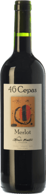 Maestro Tejero 46 Cepas Merlot Vino de la Tierra de Castilla y León Молодой 75 cl