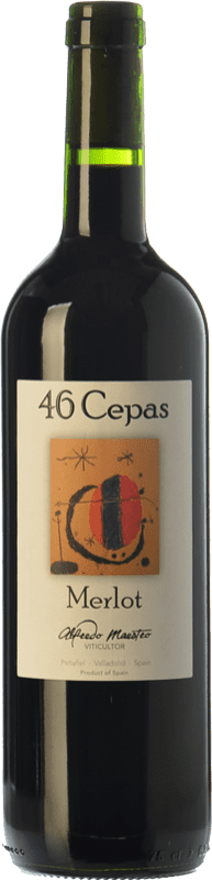 10,95 € | Red wine Maestro Tejero 46 Cepas Young I.G.P. Vino de la Tierra de Castilla y León Castilla y León Spain Merlot Bottle 75 cl