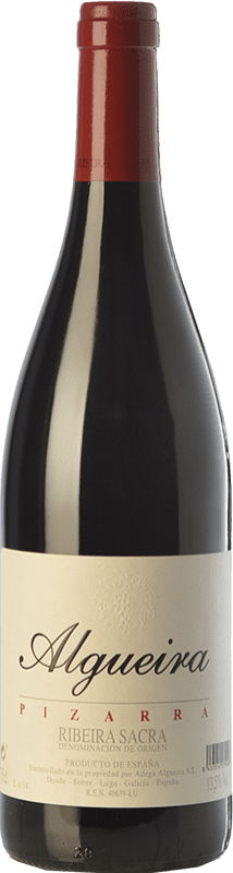 36,95 € | Red wine Algueira Pizarra Crianza D.O. Ribeira Sacra Galicia Spain Mencía Bottle 75 cl