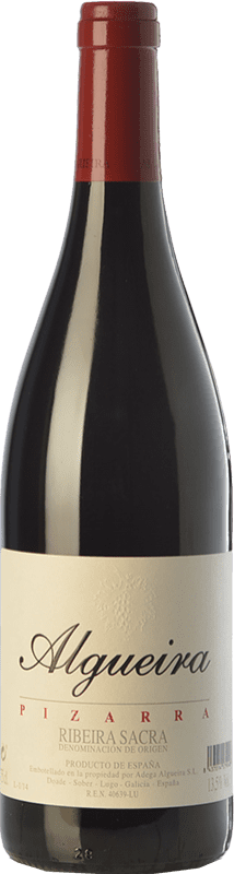 58,95 € Spedizione Gratuita | Vino Rosso Algueira Pizarra Crianza — Invecchiato in Botte D.O. Ribeira Sacra