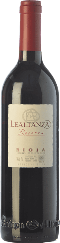17,95 € | Красное вино Altanza Lealtanza Резерв D.O.Ca. Rioja Ла-Риоха Испания Tempranillo 75 cl