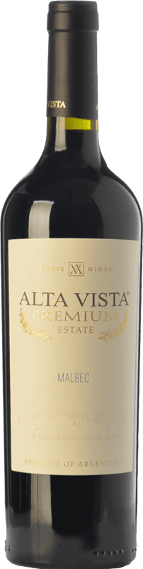 13,95 € | Red wine Altavista Premium Crianza I.G. Mendoza Mendoza Argentina Malbec Bottle 75 cl