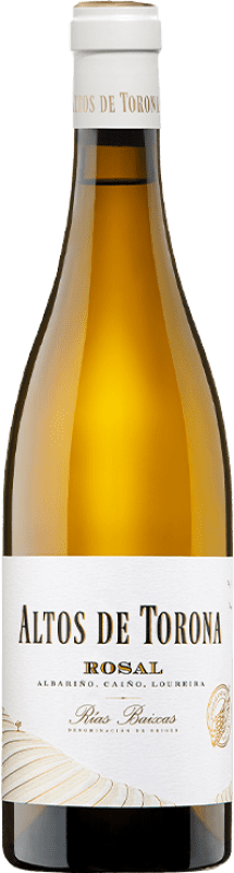 10,95 € | Белое вино Altos de Torona Rosal D.O. Rías Baixas Галисия Испания Loureiro — Лоурейру, Albariño — Альбариньо, Caíño — Каиньо 75 cl