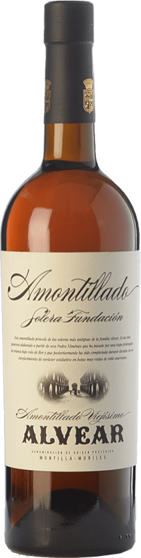 Free Shipping | Fortified wine Alvear Amontillado Viejísimo Solera Fundación D.O. Montilla-Moriles Andalusia Spain Pedro Ximénez 75 cl