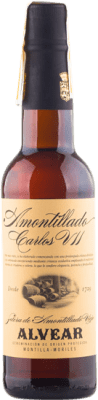 Free Shipping | Fortified wine Alvear Carlos VII Amontillado D.O. Montilla-Moriles Andalusia Spain Pedro Ximénez Half Bottle 37 cl