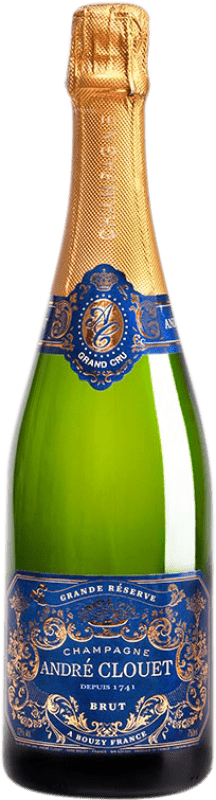 98,95 € Бесплатная доставка | Белое игристое André Clouet Grand Cru Гранд Резерв A.O.C. Champagne бутылка Магнум 1,5 L