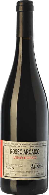 19,95 € | Vino tinto Andrea Occhipinti Rosso Arcaico I.G.T. Lazio Lazio Italia Garnacha Tintorera, Aleático Ecológico 75 cl