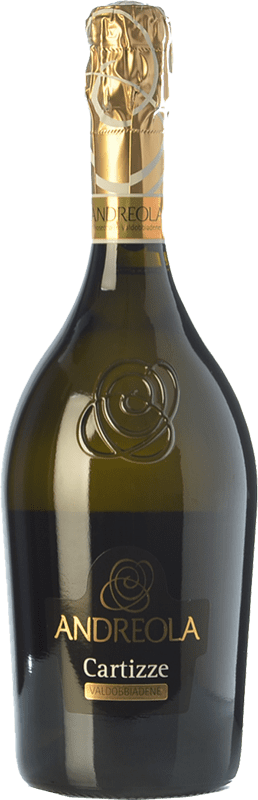 Free Shipping | White Sparkling Wine Andreola Superiore di Cartizze D.O.C.G. Prosecco di Conegliano-Valdobbiadene Treviso Italy Glera 75 cl