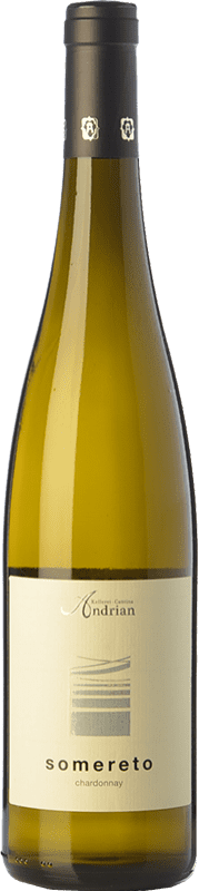 15,95 € | Белое вино Andriano Somereto D.O.C. Alto Adige Трентино-Альто-Адидже Италия Chardonnay 75 cl