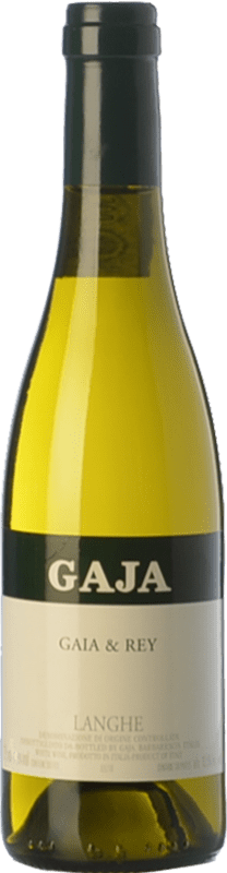 86,95 € Free Shipping | White wine Gaja Gaia & Rey D.O.C. Langhe Half Bottle 37 cl